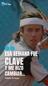 3.2K views · 42 reactions | UNA LLAMADA QUE LO CAMBIÓ TODO ☎️ En exclusiva, Pablo Arraya nos cuenta un momento clave en su carrera, la cual no estaba pensada ya que la decisión era otra. Una semana increíble (enfrentando a una leyenda del tenis) para cimentar una gran carrera. ¡A escucharlo! #tenis #tennis #tennisfans #tennisplayer #tenniscourt #tenniscoach #peru #atp | Diario del Tenis | Facebook