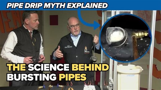 The science behind leaving your faucet to drip in cold temperatures | Jeff Smith