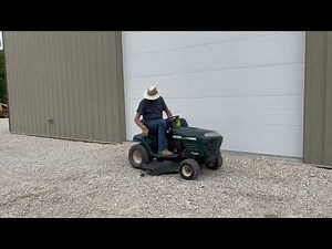 Craftsman LT1000 riding mower