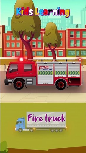 Fire Truck for Kids! | Real Sounds & Fun Learning! #KidLearning #FireTruckForKids #EducationalVideos