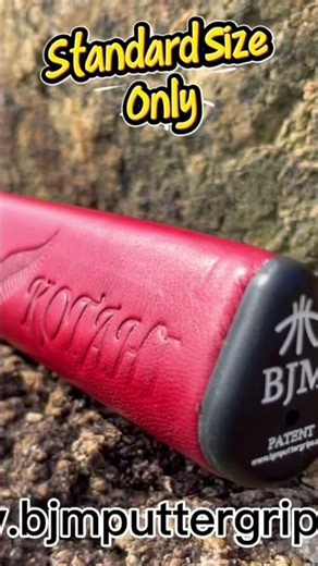 Back in stock the Red Leather Cabretta @B‪@BjmPutterGrips‬golf-herria @golf