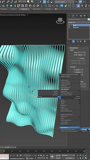 3.2K views · 69 reactions | ✨ Looking to add a touch of natural warmth to your 3D scenes? With 3ds Max, creating a stunning parametric wood wall has never been easier! With just a few simple steps, you'll have a stunning parametric wood wall that adds depth and character to your 3D scenes. Embrace the beauty of nature in your designs with 3ds Max!  #3dsMax #WoodWall #ParametricDesign #3DVisualization | VizAcademy UK | Facebook