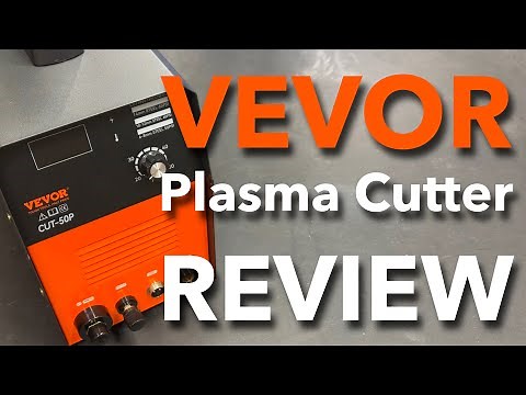 VEVOR Plasma Cutter: Cut 50P Non Touch 50 Amp Setup First Cuts and REVIEW
