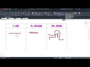 How to Use Line, Polyline & Spline in AutoCAD | Full Explanation | Complete Beginner
