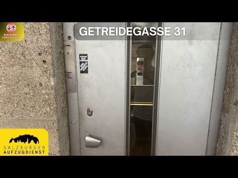 1956 Sowitsch (mod. 2003 SAD) traction elevator@Getreidegasse 31, Salzburg, Austria