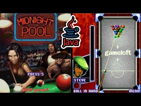 Midnight Pool GAMELOFT Java Game Gameplay