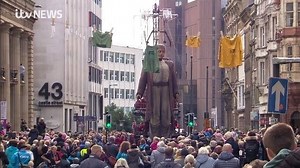The #LiverpoolGiants are making their way through the city. The Man Giant, Little Boy Giant and Xolo The Dog have all been walking the streets today. Here's what the crowds have been saying about what they've seen so far... Liverpool's Dream - Giant Spectacular 2018 Giant Spectacular | Granada Reports