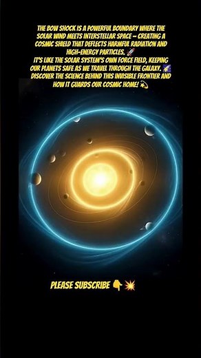 Bow Shock – The Solar System’s Invisible Shield 🌌