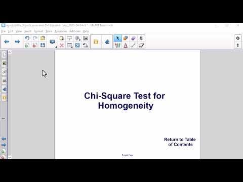 Chi- Square Tests for Homogeneity
