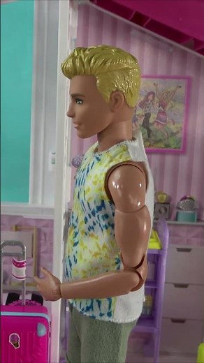 Barbie and Ken at Barbie Dream House: Playground for Baby #shorts