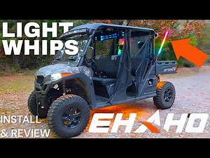 How-to: Uforce 800 XL DIY Light Whip Install (Ehaho)