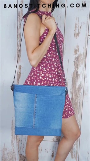 Easy DIY Jeans Shoulder Bag Tutorial