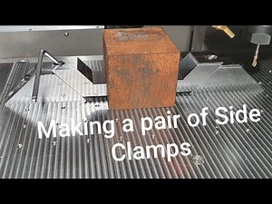 Dovetail Side Clamps (12L13 steel) - my first hobby machining project :)