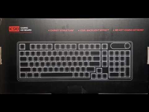 Bluefinger K98 Wired & Wireless (RF & BT) 98-Key Keyboard & Mouse Combo with LCD Displays Review