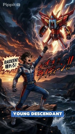 THIS ROBOT IS NOT JUST A ROBOT, IT IS A MYSTICAL LEGEND!\nBRAVE RAIDEEN!