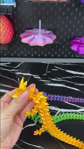 3D-Printed Crystal Dragon