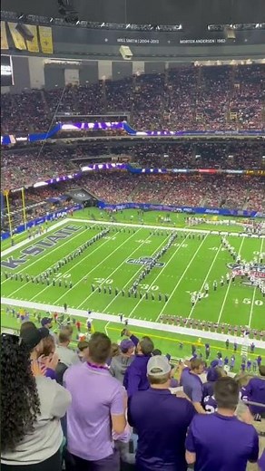 Kansas State Marching Band Play Wabash Cannonball at the 2023 Sugar Bowl