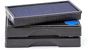 Vivid Stamp Q-200 Medium Replacement Ink Pad - (3 Pack) - Blue