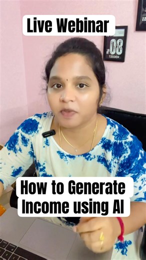 Learn How to Earn Income with AI FREE Live Webinar This Sunday| Live Practical Session