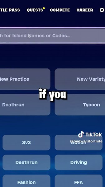 How to join a fortnite map #fortnite #fortnitemaps #fortniteisland