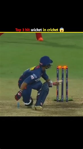 Top 3 hit wicket in cricket History 😱 #shorts #viral #tranding #cricket #ipl