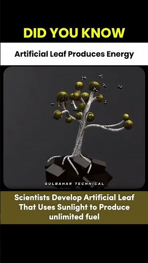 Scientists Create Artificial Leaf That Turns Sunlight into Fuel! 🌿💡