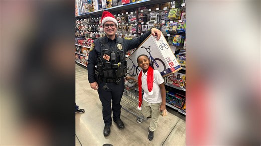 Ocala police give Christmas shopping spree to local children
