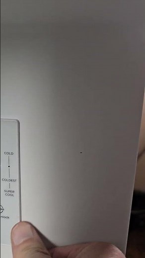 #midea fridge and freezer temp control