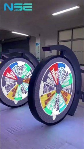Outdoor P1.9 Round LED Display #nseled #ledscreen#roundleddisplay