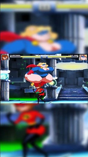 Elastigirl Turns Into A Parachute! 🪂 Lady Oink Can't Escape! 🐷 #shorts