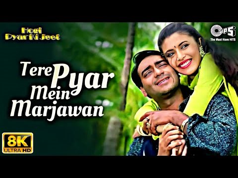 Tere Pyar Mein Main Marjawan - 8K | Ajay Devgn, Neha | Hogi Pyar Ki Jeet | Jaspinder Narula, Roop