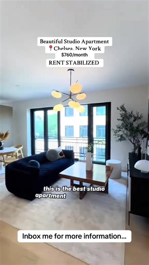 Rent Stabilized Studio Available in Chelsea, NY