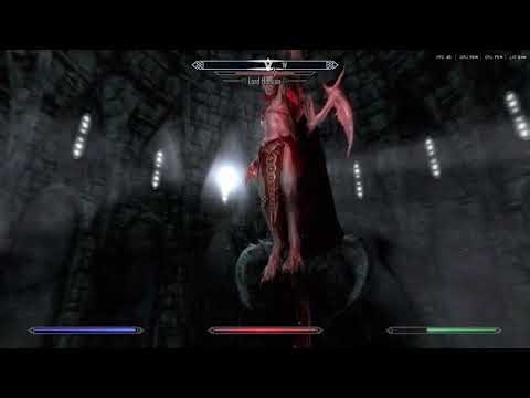 Skyrim Special Edition | BOSS FIGHT | HARKON | test damage on legendary difficulty