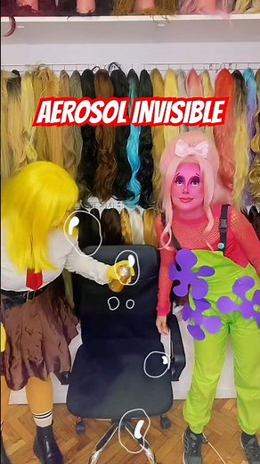 Invisible Spray 🫥 What would you use it for? SpongeBob and Patrick @melissinpitre