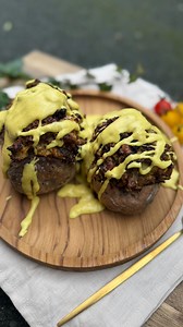 Ami-James Deane on Instagram: "TWICE BAKED BROCCOLI POTATOES 🥔 Healthy Vegan Weight Loss!! Get the 🔗 in my bio to pre order my NEW BROCCOLI MUM Maximum Weight Loss Recipe eBook! Ingredients 2 large potatoes 2 red onions 6 cloves of garlic 1 head of broccoli 1/4 cup plant milk Pinch of salt 1/4 cup nutritional yeast 1/4 cup low fat vegan cheese sauce (my recipe is in my NEW Cookbook 🔗 in my bio) 1. Bake potatoes in oven/air fryer until fluffy inside. 2. Slice onions and ca