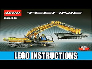 LEGO Instructions - Technic - 8043 - Motorized Excavator (Book 1)