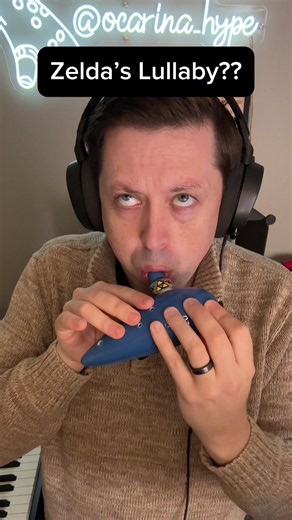 You ever play Zelda’s Lullaby and go, “Hey! Listen! 🤔” #ocarina #zelda #lotr #howtoplayocarina #ocarinalessons