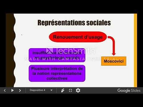 Présentation de la notion représentations sociales