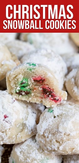 Christmas Snowball Cookies