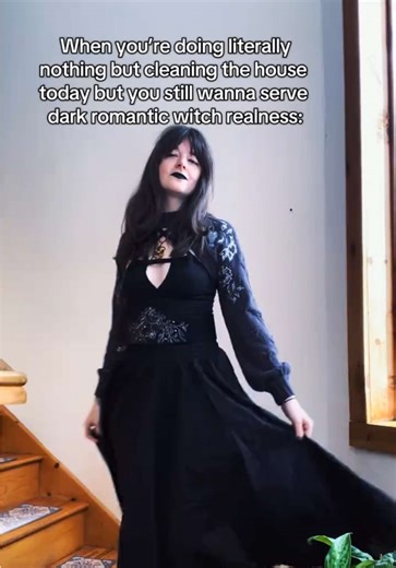 I like to feel nice, ok?? #gothfashion #witchesoftiktok #witchfashion #witchy #gothgirl