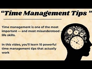 Time Management Tips That Actually Work | Improve Focus, Productivity & English Skills