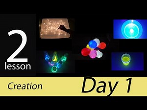 Creation - Day 1 - Light -Sunday School lessons - Bible crafts 🎬2️⃣