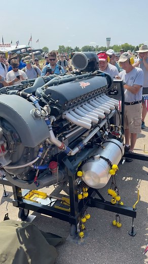 Internal Combustion on Instagram: "Allison V12 WWII aviation engine startup at #oshkosh 2024 #warbirds #eaa #engines #horsepower #osh24 #avgeek"