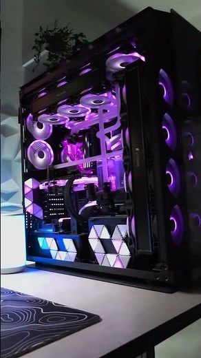 Ultimate RGB Gaming Setup 2025 | Aesthetic PC Build & Desk Tour 💻✨