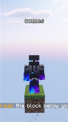 Surviving on ONE BLOCK in Minecraft Hardcore 😳 #skyblock #minecraft #gaming #shorts