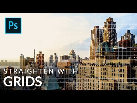How to Straighten Buildings with Grids in Photoshop