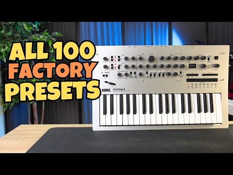 KORG MINILOGUE Rapid Fire Sound Demo