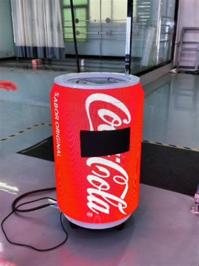 Portable LED Display with Wheels - Plug and Play