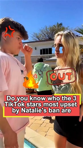 Top 3 TikTokers UPSET at Natalie's Ban