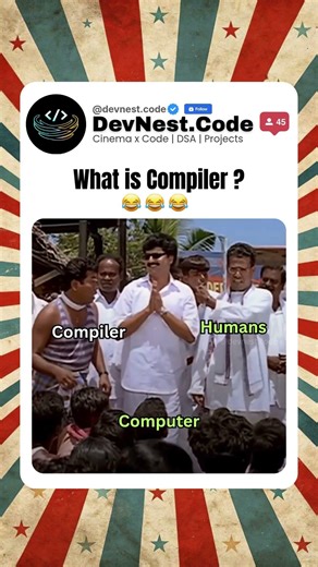 Compiler 🤣🤯❤️‍🔥| Java , C compiler #coding #programming #shorts #shortsfeed #viral #fypシ #fyp #fun